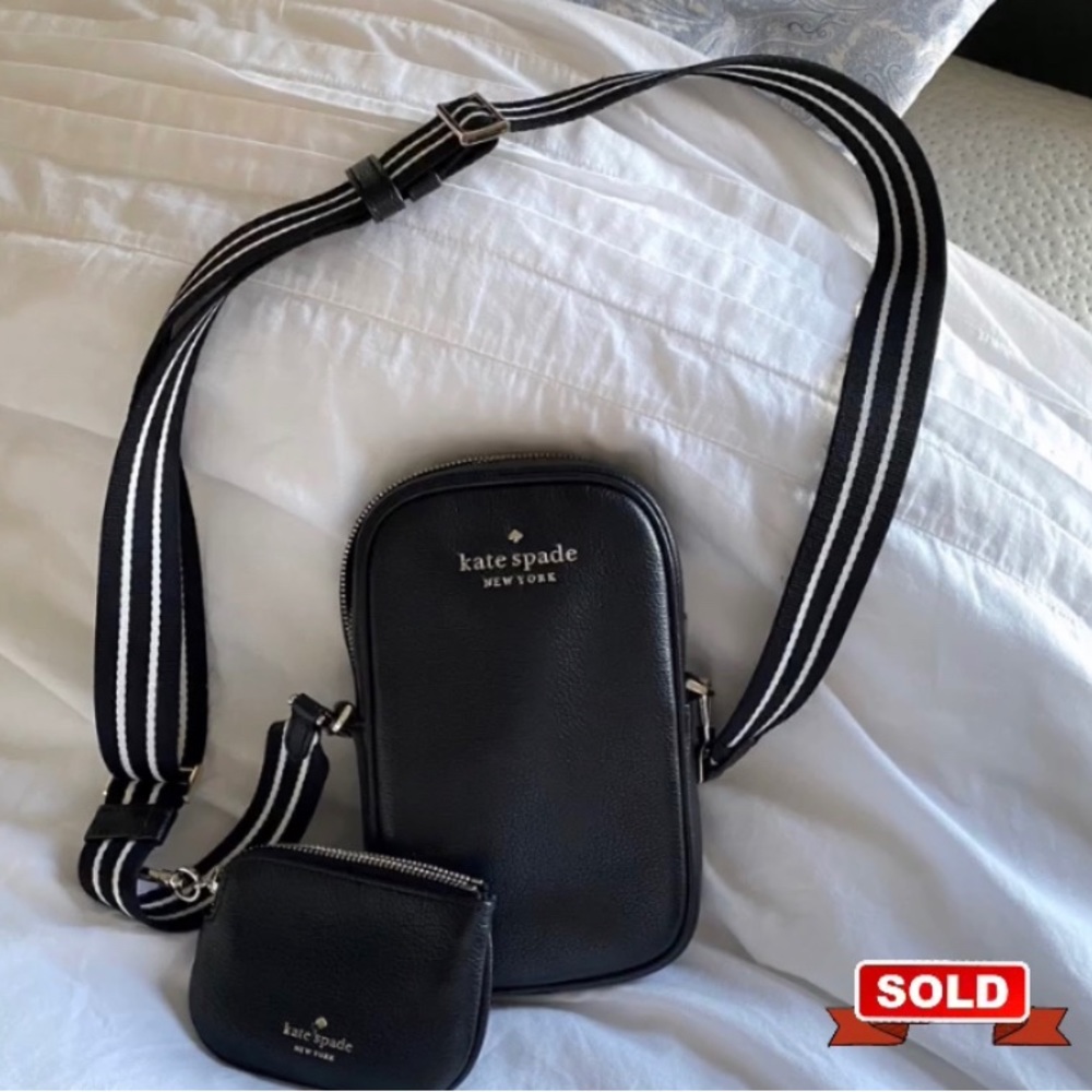 Kate Spade Rosie Pebbled Leather Cross Body Phone Purse